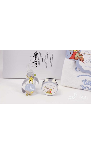 Trusou de botez cu broderie personalizata pentru baieti, Micul print, Le petit prince  19